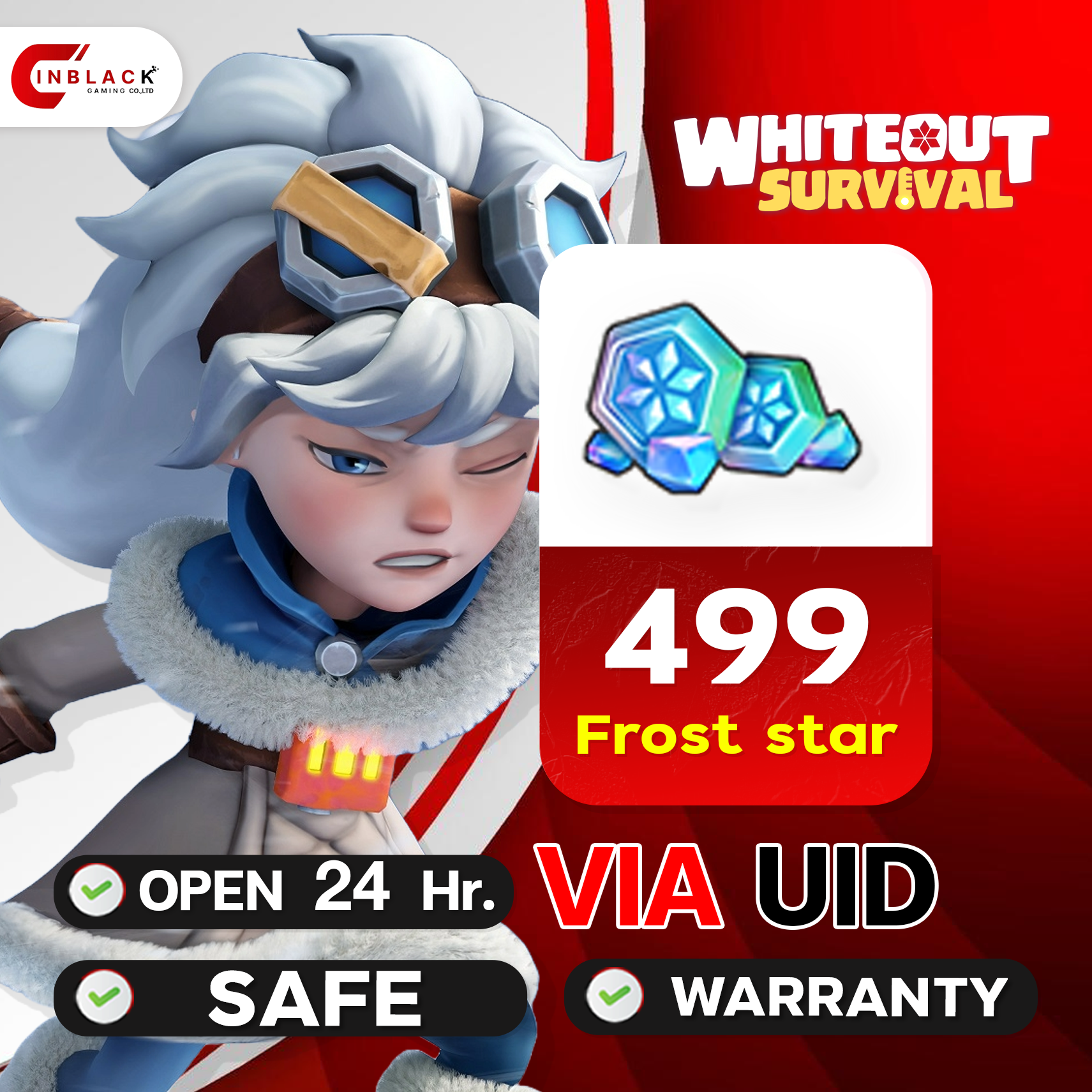 Whiteout Survival 499 FORST STAR via UID by Inblackm open
