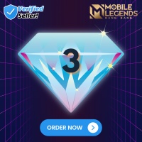 [Instant] Mobile Legends 3 Diamonds (GLOBAL) ( MY❌, SG❌)