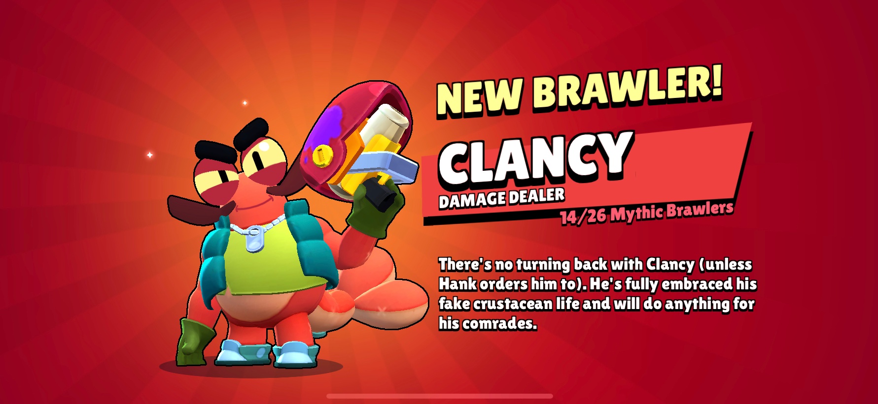 Brawl Stars Clancy Value Pack (LOGIN METHOD) **Need Email