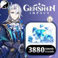 [INSTANT] Genshin Impact ✅ FAST DELIVERY✅3280+600 : 3880 Genesis Crystal - Via : UID