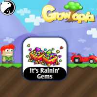 GROWTOPIA ✅ FAST DELIVERY✅  It's Rainin' Gems - Via : GROWID