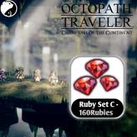 Octopath Traveler: CotC ✅ FAST DELIVERY✅ Ruby Set C-160 Rubies - Via : UID (SEA)