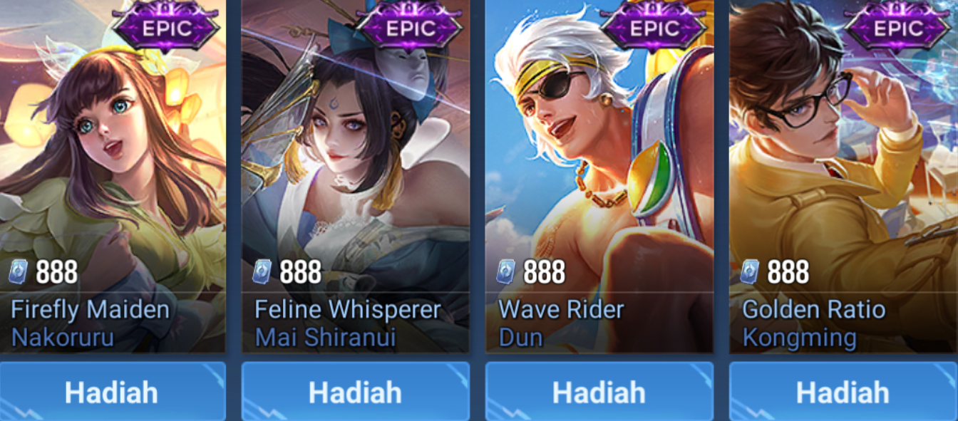[Android & IOS GLOBAL] Gift Epic Skin (888 Token) - Custom made | Honor ...