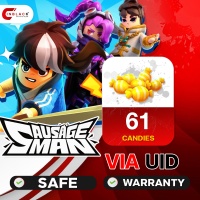 Sausage Man Top Up SAUSAGE MAN - 61 CANDIES VIA UID open 24 hr by InblackM.