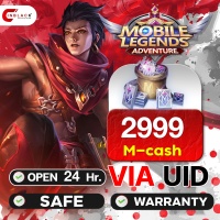 Mobile Legends: Adventure - 2999  M-cash Top up UID by Inblackm open 24 hr.