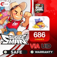 Sausage Man Top Up SAUSAGE MAN - 686 CANDIES VIA UID open 24 hr by InblackM.