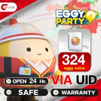 Eggy Party(GL) - 324 eggy coins Top up UID by Inblackm open 24 hr.