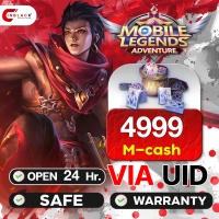 Mobile Legends: Adventure - 4999  M-cash Top up UID by Inblackm open 24 hr.