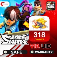 Sausage Man Top Up SAUSAGE MAN - 318 CANDIES VIA UID open 24 hr by InblackM.