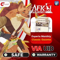 AFK JOURNEY - Esperia Monthly - Classic Gazette via UID by Inblackm (   BETA SERVER CAN NOT )