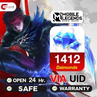 Mobile Legends: Bang Bang- 1412 Diamond via UID by Inblackm open 24 hr. ( ***INDO/MY/PH/SG CAN NOT )