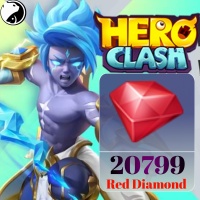 Hero Clash ✅ FAST DELIVERY ✅ 19999 + 800 Red Diamond [FIRST TOPUP BONUS 2999 Red Diamond] - VIA : PLAYER ID