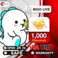 Bigo live - 1000 Diamonds Top up UID By Inblackm open 24 hr.