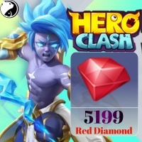 Hero Clash ✅ FAST DELIVERY ✅ 4999 + 200 Red Diamond [FIRST TOPUP BONUS 1499 Red Diamond] - VIA : PLAYER ID