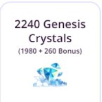 Genshin Impact 1980+260 (Bonus) Genesis Crystal (User id&Server) Only
