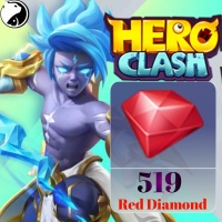 Hero Clash ✅ FAST DELIVERY ✅ 499 + 20 Red Diamond [FIRST TOPUP BONUS 499 Red Diamond] - VIA : PLAYER ID
