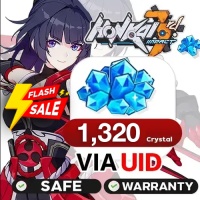 Honkai Impact 3 ASIA - 1320 Crystals  via UID by Inblackm open 24 hr.