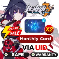 Honkai Impact 3 ASIA - Monthly Card X 2 via UID by Inblackm open 24 hr.