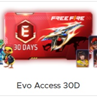 Evo Access 30 Days FREE FIRE [MALAYSIA ,SINGAPORE , CAMBODIA & PHIILIPPINES REGION ONLY]