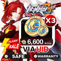 Honkai Impact 3 ASIA - (6600 B-Chip) x 3 via UID by Inblackm open 24 hr.