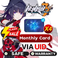 Honkai Impact 3 ASIA - Monthly Card X 4 via UID by Inblackm open 24 hr.