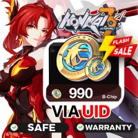 Honkai Impact 3 ASIA - 990 B-Chips via UID by Inblackm open 24 hr.