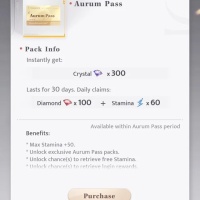 (Instant) Aurum Pass (30 Days) | Via UID