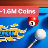 ⚡Fast 2 mins Done⚡8 Ball Poll -⭐800K-1.6M Coins⭐-Via UID All Platforms