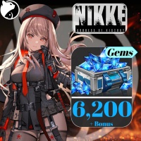 Goddess of Victory: NIKKE ✅ FAST DELIVERY✅ 6200 + 1500 GEMS (1st Topup x2) VIA : PLAYER ID & SERVER (KR/JP/GLOBAL/SEA/NA)
