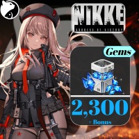 Goddess of Victory: NIKKE ✅ FAST DELIVERY✅ 2300 +400 GEM (1st Topup x2) VIA : PLAYER ID & SERVER (KR/JP/GLOBAL/SEA/NA)