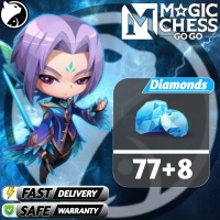 Magic Chess: Go Go ✅ FAST DELIVERY✅ 77 + 8 Diamond  - Via : ID & SERVER