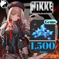 Goddess of Victory: NIKKE ✅ FAST DELIVERY✅ 1500 + 260 GEM (1st Topup x2) VIA : PLAYER ID & SERVER (KR/JP/GLOBAL/SEA/NA)