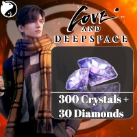 Love and Deepspace ✅ FAST DELIVERY✅ 300 Crystals  +  30 Dimaonds  Via : UID