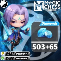Magic Chess: Go Go ✅ FAST DELIVERY✅ 503 + 65 Diamond  - Via : ID & SERVER