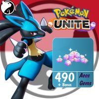 [INDONESIA] Pokémon UNITE ✅ FAST DELIVERY ✅ 490 + Bonus AeosGems - Via :  Support ID