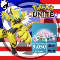 [Malaysia] Pokémon UNITE ✅ FAST DELIVERY ✅ 3050 + Bonus AeosGems - Via :  Support ID