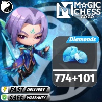 Magic Chess: Go Go ✅ FAST DELIVERY✅ 774 + 101 Diamond  - Via : ID & SERVER