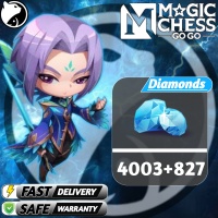 Magic Chess: Go Go ✅ FAST DELIVERY✅ 4003 + 827 Diamond  - Via : ID & SERVER