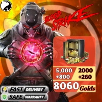 Blood Strike ✅FAST DELIVERY✅  (5000+800)+(2000+260) = 8060 Golds Via : USER ID (GLOBAL)