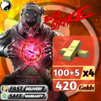 Blood Strike ✅FAST DELIVERY✅  100+5 (x4) = 420 Golds Via : USER ID (GLOBAL)