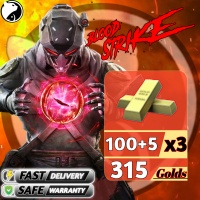 Blood Strike ✅FAST DELIVERY✅  100+5 (x3) = 315 Golds Via : USER ID (GLOBAL)