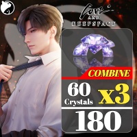[COMBINE] Love and Deepspace ✅ FAST DELIVERY ✅ 180 Crystals ( 60 Crystals x3)  Via : UID
