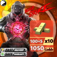 Blood Strike ✅FAST DELIVERY✅  100+5 (x10) = 1050 Golds Via : USER ID (GLOBAL)