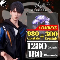 [COMBINE] Love and Deepspace ✅ FAST DELIVERY ✅ 1280 Crystals + 180 Dimaonds (980 Crystals +  300 Crystals ) Via : UID