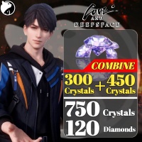 [COMBINE] Love and Deepspace ✅ FAST DELIVERY ✅ 750 Crystals + 120 Dimaonds (300 Crystals + 450 Crystals ) Via : UID