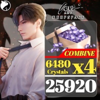 [COMBINE] Love and Deepspace ✅ FAST DELIVERY  ✅ 25,920 Crystals + 6,400 Dimaonds (6480 Crystals+1600 Dimaonds x4) Via : UID