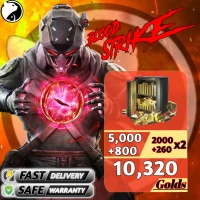 Blood Strike ✅FAST DELIVERY✅  (5000+800)+(2000+260)+(2000+260) = 10,320 Golds Via : USER ID (GLOBAL)