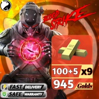 Blood Strike ✅FAST DELIVERY✅  100+5 (x9) = 945 Golds Via : USER ID (GLOBAL)