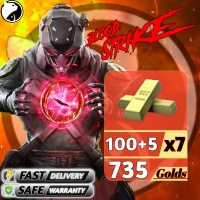 Blood Strike ✅FAST DELIVERY✅  100+5 (x7) = 735 Golds Via : USER ID (GLOBAL)