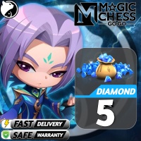 Magic Chess: Go Go ✅ FAST DELIVERY✅ 5 Diamond  - Via : ID & SERVER